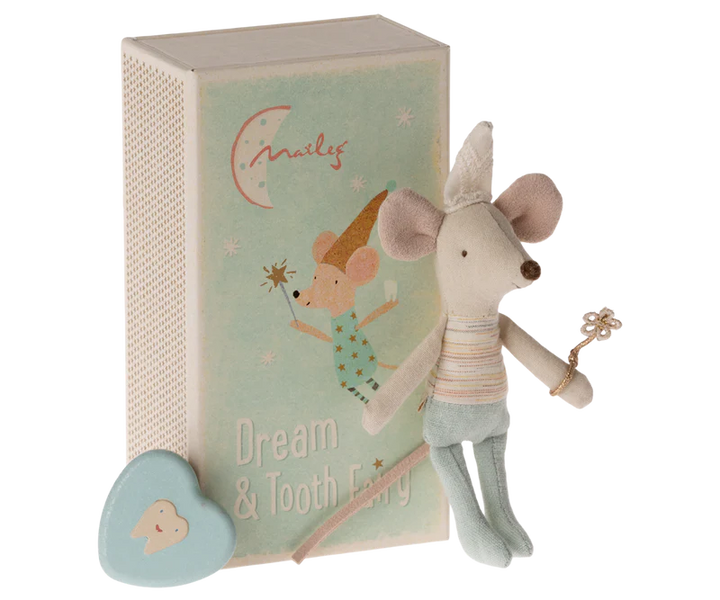Maileg - Tooth Fairy Mouse, Little Brother in Match Box