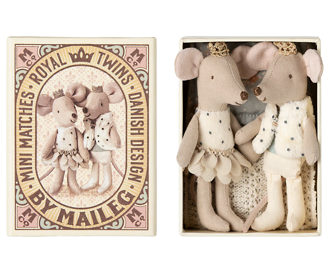 Maileg - Royal Twin Mice - Little Brother & Sister