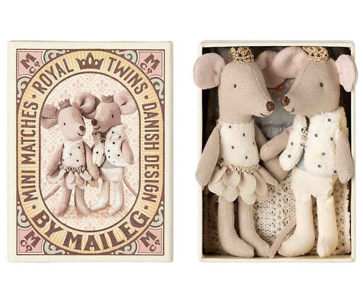 Maileg - Royal Twin Mice - Little Brother & Sister