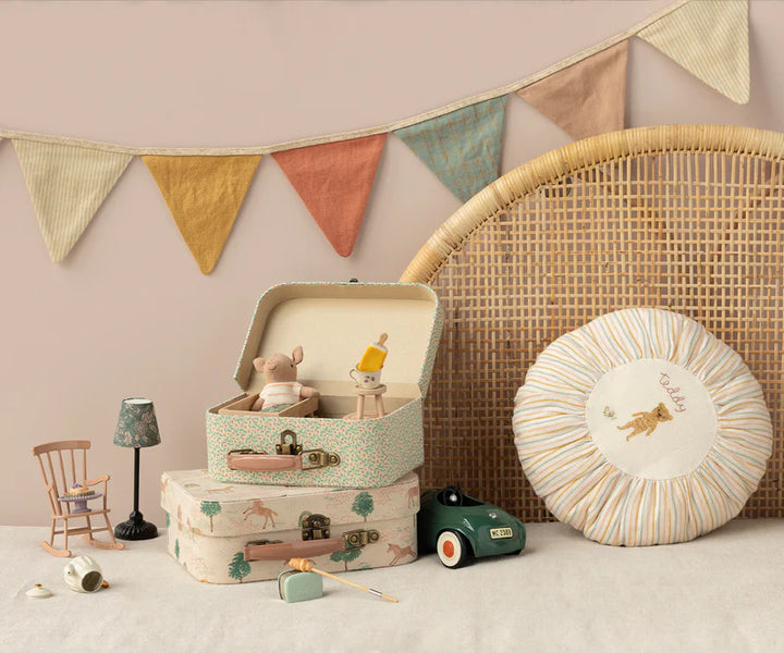 Maileg - Small Cushion - Teddy Embroidery