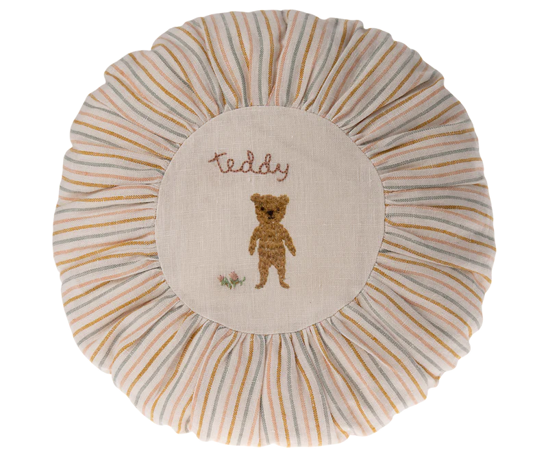 Maileg - Small Cushion - Teddy Embroidery