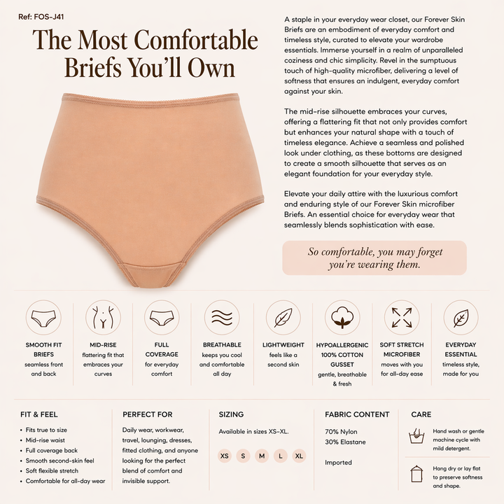Forever Skin Microfiber Brief