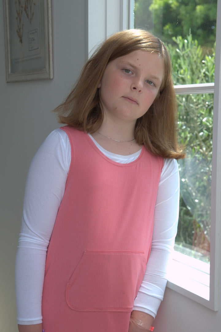 DOUCEUR SOFT GIRLS APRON DRESS