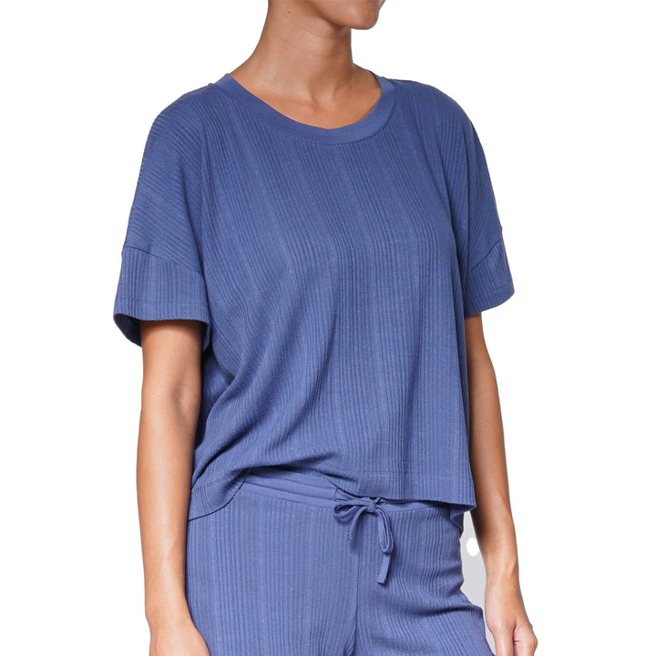 Douceur Relaxed T-shirt - Denim