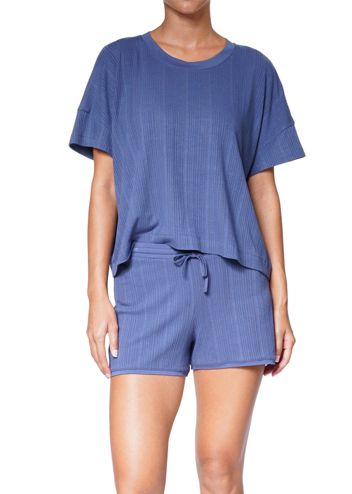 Douceur Relaxed T-shirt - Denim