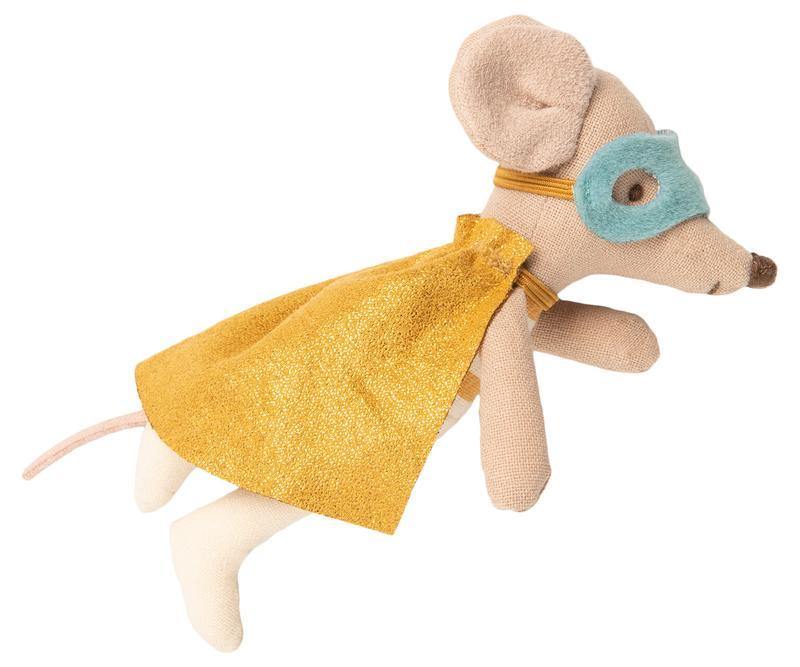 Superhero Little Mouse in Suitcase - DOUCEURSOFT.COM