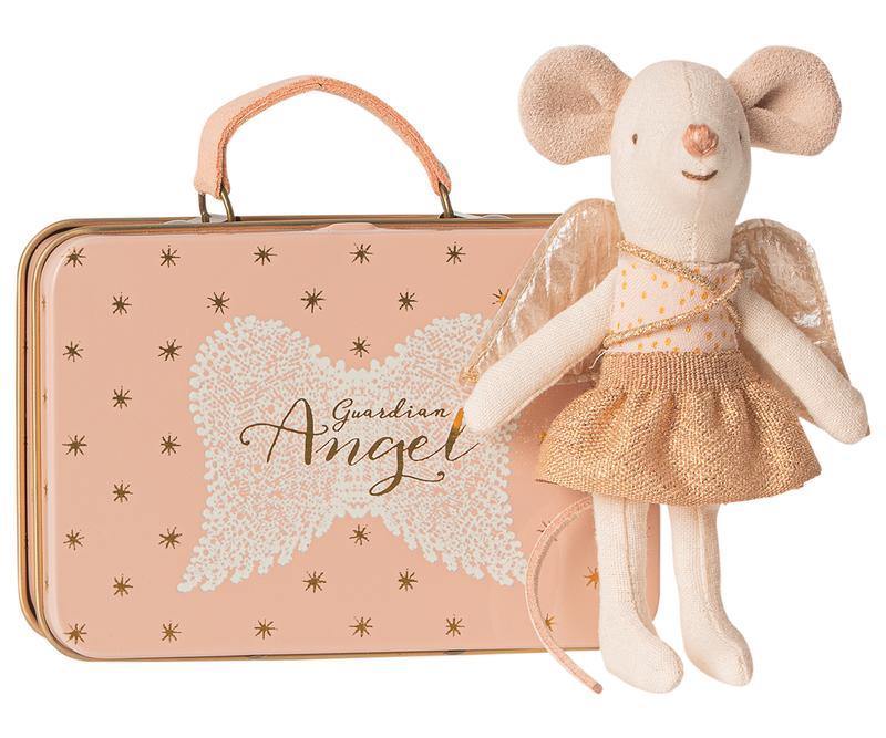 Little Sister Guardian Angel in Suitcase - DOUCEURSOFT.COM